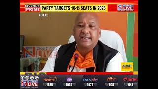 Party targets 10-15 seats in 2023: Meghalaya BJP leader Al Hek