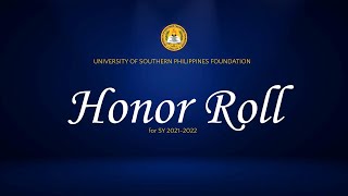 USPF Elementary School (Lahug and Mabini Campuses) Honor Roll for SY 2021-2022