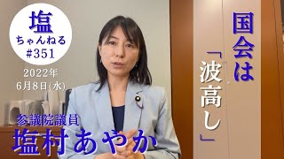 【塩ちゃんねる#351】議長と内閣の不信任『波高し』