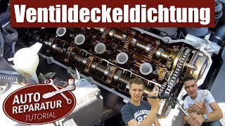 BMW Ventildeckeldichtung wechseln und Zündkerzen tauschen | DIY Tutorial