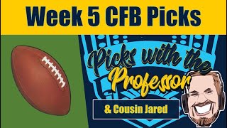CFB College Football 2023 Week 5 Spread, Moneyline & Total Betting Picks/Predictions