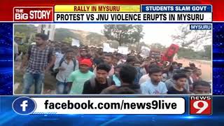 Protest over JNU violence erupts in Mysuru