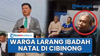 Viral Video 100 Warga Larang Ibadah Natal di Cibinong Bogor, Portal Menuju Gereja Perumahan Ditutup