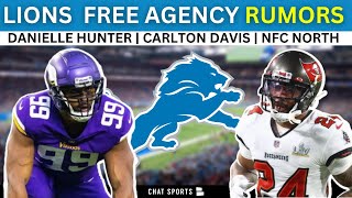 Lions Free Agency News & Rumors: Lions CONNECTED To Danielle Hunter, Lions Trade For Carlton Davis