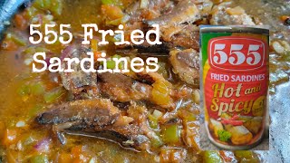 Gawing special ang iyong 555 Fried Sardines Hot \u0026 Spicy #cooking #cookingvideo #satisfying #asmr