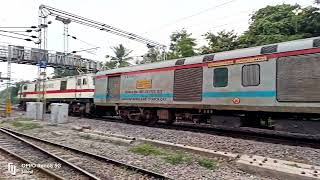 LGD WAP-7 WITH TELANGANA EXPRESS SKIPPING LALLAGUDA