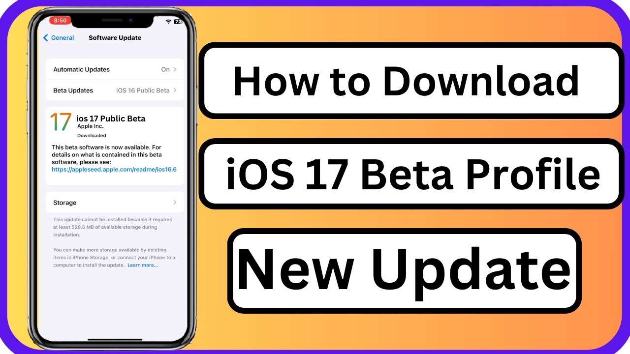 How To Download IOS 17 Beta Profile | How To Get IOS 17 Beta | How To ...