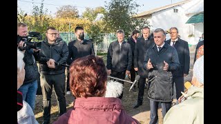 Президент посетил село Кременчуг