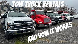 Rental tow trucks how it works flatbeds rollback expansion to wreckers bucket trucks tilt trailers