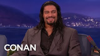 Roman Reigns’ Incredible Hair | CONAN on TBS