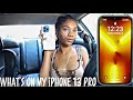 WHAT’S ON MY IPHONE 13 PRO MAX!! + *IOS 15* | Jadai Christelle