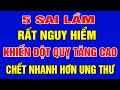 Giật Mình Với 5 Sai Lầm CỰC NGUY HIỂM, HẠ ĐỘC TIM Khiến ĐỘT QUỴ TĂNG CAO, CHẾT Nhanh Hơn UNG THƯ