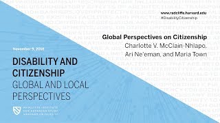 Disability and Citizenship | Global Perspectives on Citizenship || Radcliffe Institute