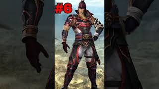 Best Looking DW7 Characters! #gaming #dynastywarriors #top10 #shorts