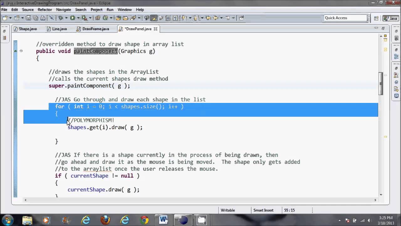 Java Drawing Panel Youtube