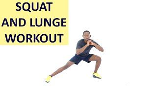 7-Minute Squat and Lunge Workout at Home