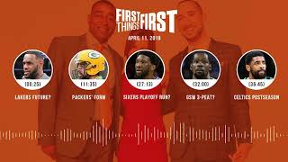 First Things First audio podcast (4.11.19)Cris Carter, Nick Wright, Jenna Wolfe | FIRST THINGS FIRST