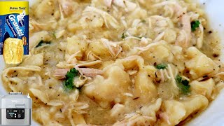 Chicken & Dumplings Easy Dump & Go Recipe in 15min Ninja Speedi Pilsbury Butter Tasting Biscuit