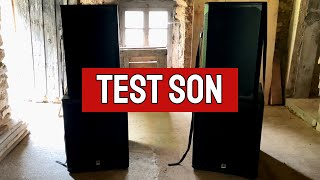 TEST SON The Box Pro DSX 115 \u0026 The Box Pro DSP 18 SUB // Soundsystem Amateur