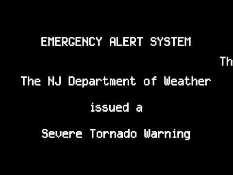 [MOCK EAS] Tornado Warning - NJ - YouTube