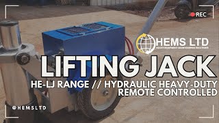 Lifting Jack - Hydraulic Heavy-Duty Remote Controlled // HEMS LTD