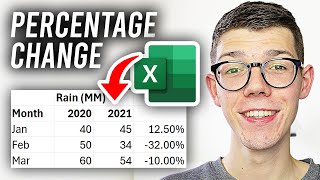 How To Calculate Percentage Change In Excel - Full Guide