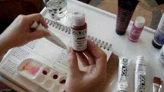 Art Journaling for beginners- Demystifying Acrylics part 1