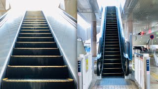 【日立エスカレーター】豊田市駅前ペデストリアンデッキ 松坂屋B館側  HITACHI Escalator Toyota City  Station Pedestrian Deck