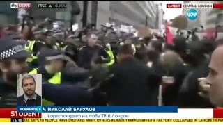 Сблъсъци и арести по време на студентски протест в Лондон - Новините на Нова (04.11.2015)