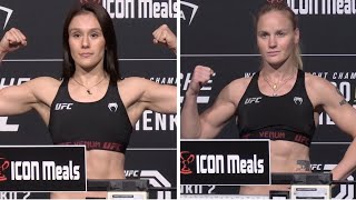 Noche UFC Official Weigh-Ins: Alexa Grasso vs Valentina Shevchenko