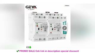 GEYA G2R Din Rail 2P 4P ATS Dual Power Automatic Transfer Switch Electrical Selector Switches Uninte