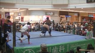 鳥取だらずプロレス イオン鳥取北セントラルコート大会メインイベント(2019.9.7 イオン鳥取北セントラルコート)