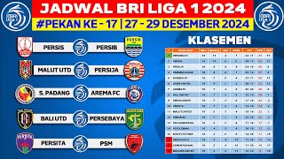 Jadwal Liga 1 2024 Pekan ke 17 - Persis vs Persib - Malut United vs Persija - Live Indosiar