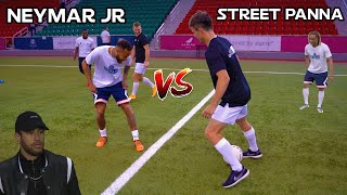 Street Panna vs Neymar Jr 1v1 Challenge!! Ft Xavi Simons!! PSG in Qatar!