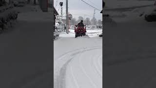 自作トラクター除雪機2号機