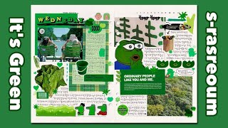 a5다꾸 | 초록 다꾸하기!!!🌳💚🧶🐸넘 청량해~💚