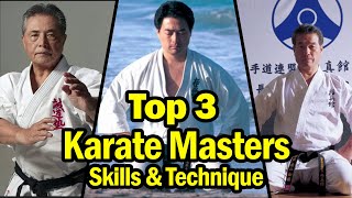 Top 3 Most Technical Masters of kyokushin Karate