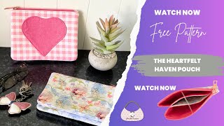 FREE Triple Pocket Pouch Tutorial | One Zipper - The Heartfelt Haven