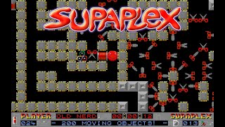 Supaplex | #24 200 Moving Objects | PC (DOS) Gameplay 4K