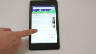 Nexus 7でGoogle Nowランチャーを操作してみた