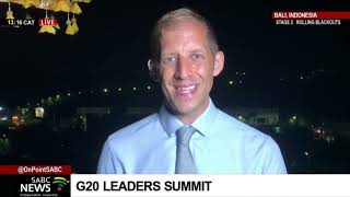 G20 Leaders Summit: Richard Kimber updates