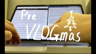 Pre Vlogmas#02 | Study with me  | UT 德州大学奥斯汀分校｜TA Teaching Assistant助教｜留学Vlog