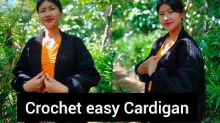 Crochet easy Cardigan kasto lagax video aatim samama herer sujhap salla dinu hai 🙏