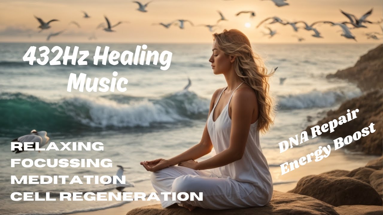 432 Hz Chakra Healing High Energy Music For Body Soul Dna Repair