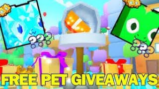 Live Huges Giveaway | Pet Sim 99| Subs Goal - 2.3k |