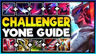 How To MASTER YONE in UNDER 24 HOURS! - Season 12 Yone Guide