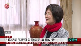 兒保法推手 前法務部長羅瑩雪辭世 2021-04-05 IPCF-TITV 原文會 原視新聞