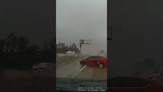 Driver avoids fatal crash while hydroplaning #crash #shorts #dashcam #drivingfails #dashcamvideo