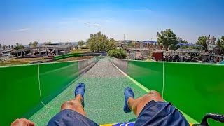 Funny Boat Slide Waterslide at Kingdom of Sea Aquapark - Kemer, Antalya, Turkey  💦