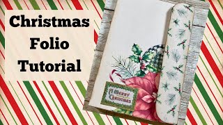 Quick And Easy Christmas Folio Tutorial!
